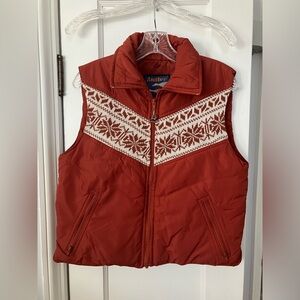 Vintage Antler Vest, Vintage 1970s Vest, 70s Vest, Vintage Puffer Vest